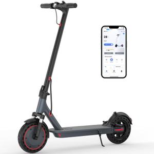 Qlaway 8.5" E Scooter for Adults 19/22 MPH 350/500W Motor 187.2/288.6/441WH Battery, Motorized Scooter Up to 22 Miles Range, Foldable Bearing 265 LBS/APP Control