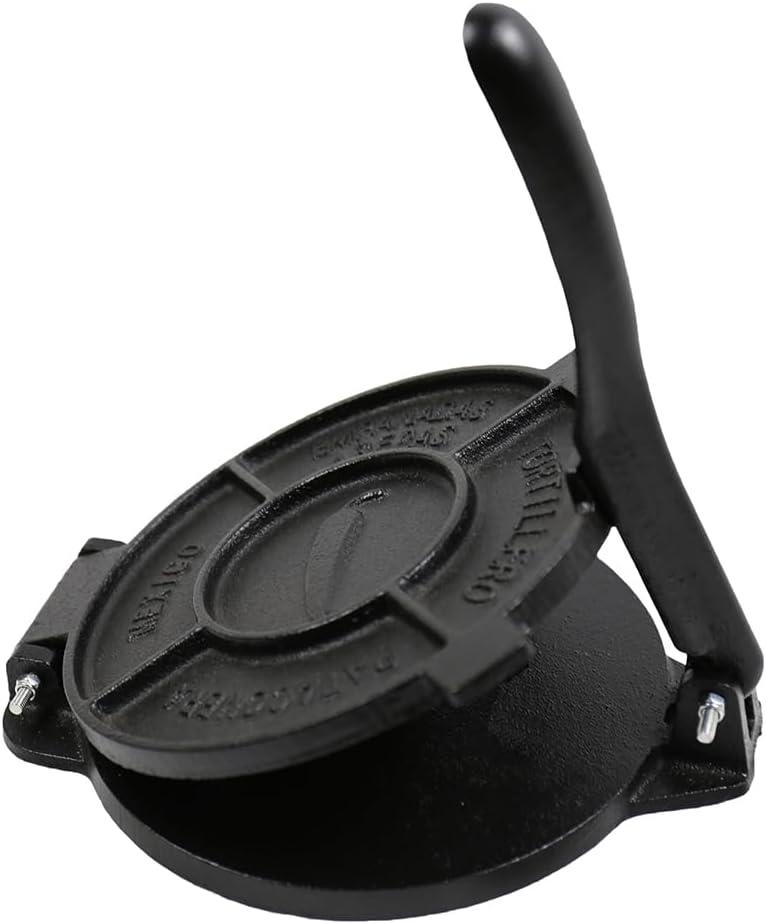 Cast Iron Tortilla Press 6.5 Inch,Tortilla Maker,Heavy Duty Tortillera Pataconera,Flour Tortilla Press(SA060) (6 INCH)