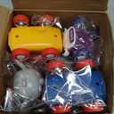 AugToy Press and Go Toy Cars for Toddlers 1-3, Animal Racing Cars Infant Baby Toys 6-9-12-18 Months, Cars Toys for 1 2 Year Old Boy Girl Gifts, One 1st First Year Old Boy Girl Birthday Easter Gifts