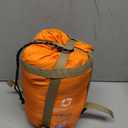 ECOOPRO Warm Weather Sleeping Bag - Portable, Waterproof, Compact Lightweight, Comfort with Compression Sack - Great for Outdoor Camping, Backpacking & Hiking-83 L x 30" W Fits Adults (Orange)