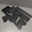 Dish Drying Racks Kitchen Free Perforated Space Aluminum Drain Tableware Drawer Bowl Dish Rack Kitchen Supplies Storage(Medium)