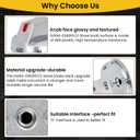 DG94-03500A/Z (4PCS) for Samsung Electric Stove Knob Replacement, DG94-03500V DG94-03500W for Samsung Oven Knob Replacement Compatible with NE63T8111SS/AA NE63T8311SS/AA NE63T8751SS/AA NE63T8711SS (Sliver)