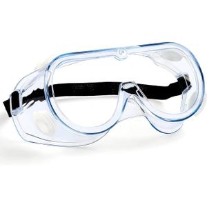 TICONN Anti-Fog Safety Goggles, HD Clear Eye Protection, ANSI Z87.1 Lab Goggles for Chemistry, Industrial 2pcs.