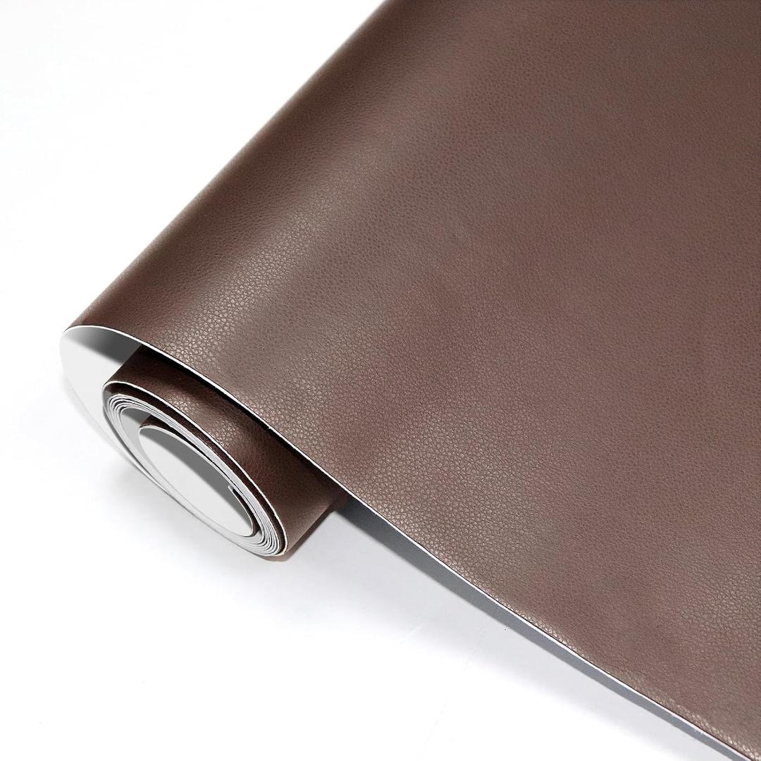 CHEIGHY Leather Repair Kit for Furniture Advanced PU, Strong Self Adhesive Leather Repair Patch for Couch 3.9X79 inch Vinyl Repair Tape for Car Seat Upholstery Sofa Office Chair 