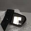 Lqtio Left Driver Side Mirror Compatible With 2015 2016 2017 2018 2019 2020 Toyota Sienna With Manual Folding Power Glass Black Replace#87940-08140(3Pins)