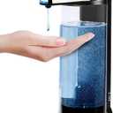 Secura 17oz Automatic Liquid Soap Dispenser, Touchless Battery Operated Hand Soap Dispenser with Adjustable Soap Dispensing Volume Control Dial, Personal Care Dispenser for Household Use (Chrome)