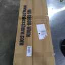 3 Panel Room Divider Privacy Screen 5.57 Ft Tall Privacy Wall Divider 66.9" x 15.7" Each Panel Folding Wood Screen for Home Office Bedroom Restaurant (White)