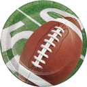 Creative Converting 331932 Football Party Dessert Plates Brown