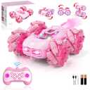 OSIMILY Remote Control Car RC Stunt Cars for Girl 2.4GHz 4WD Remote Cars for Kids, Double Sided 360° Rotating Stunt Drift Car Toys for Girl Ages 4-6 5-7 8-13 - Ideal Birthday for Girls