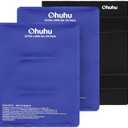 Ice Packs for Injuries 14" X 11": Ohuhu 2 Pack Hot Cold Gel Ice Pack X-Large Reusable Ice Packs with Wrap Flexible Pain Relief for Shoulder Legs Knee Back Hip Aches Injury Muscle Pain-Blue