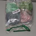 Fu Store Loofah Sponge Shower Loofahs 50g Bath Sponges Mesh Balls 4 Colors for Body Scrubber Exfoliator Wash Back Scrubbers Bathroom Men Women - 4 Pack Cleaning Bathing Accessories