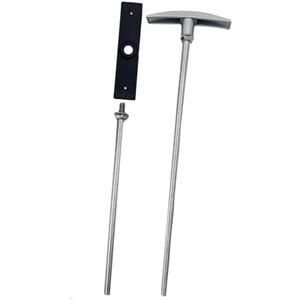 Pack of 2, RV Waste Valve Tube Extension Kit, RV Waste Valve Handle Replacement Set, RV Dump Valve Handle Replacement Set, Valve aluminum tube extension rod facilitates waste management - Universal version (1)
