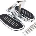 Motorcycle Footboards Passenger Floorboard and Mount Kit Fit for Harley Touring Road King Road Glide Street Glide Electra Glide CVO 1993-Up