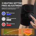 Heated Knee Brace Heating Pad for Arthritis Pain Relief,3 Adjustable Temperature Thermal Therapy Heated knee pad with USB Adapter