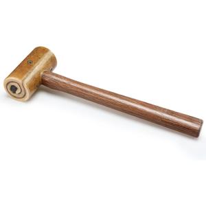 Natural Rawhide Mallet Tool, Rawhide Leather Hammer, Cowhide Carving Tool for Repairing Ring Handles, Jewelry Making, Leather Processing, Woodworking, DIY Handmade Tools 11.2 Inch