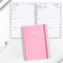 3 x Planner 2026, Monthly Planner Runs January 2026 to December 2026, Calendar Planner with Sturdy PP Cover, Weekly Planner 2026, Laminated Tabs, Twin Wire Binding, Elastic Bond, A5 Monthly Planners 2026