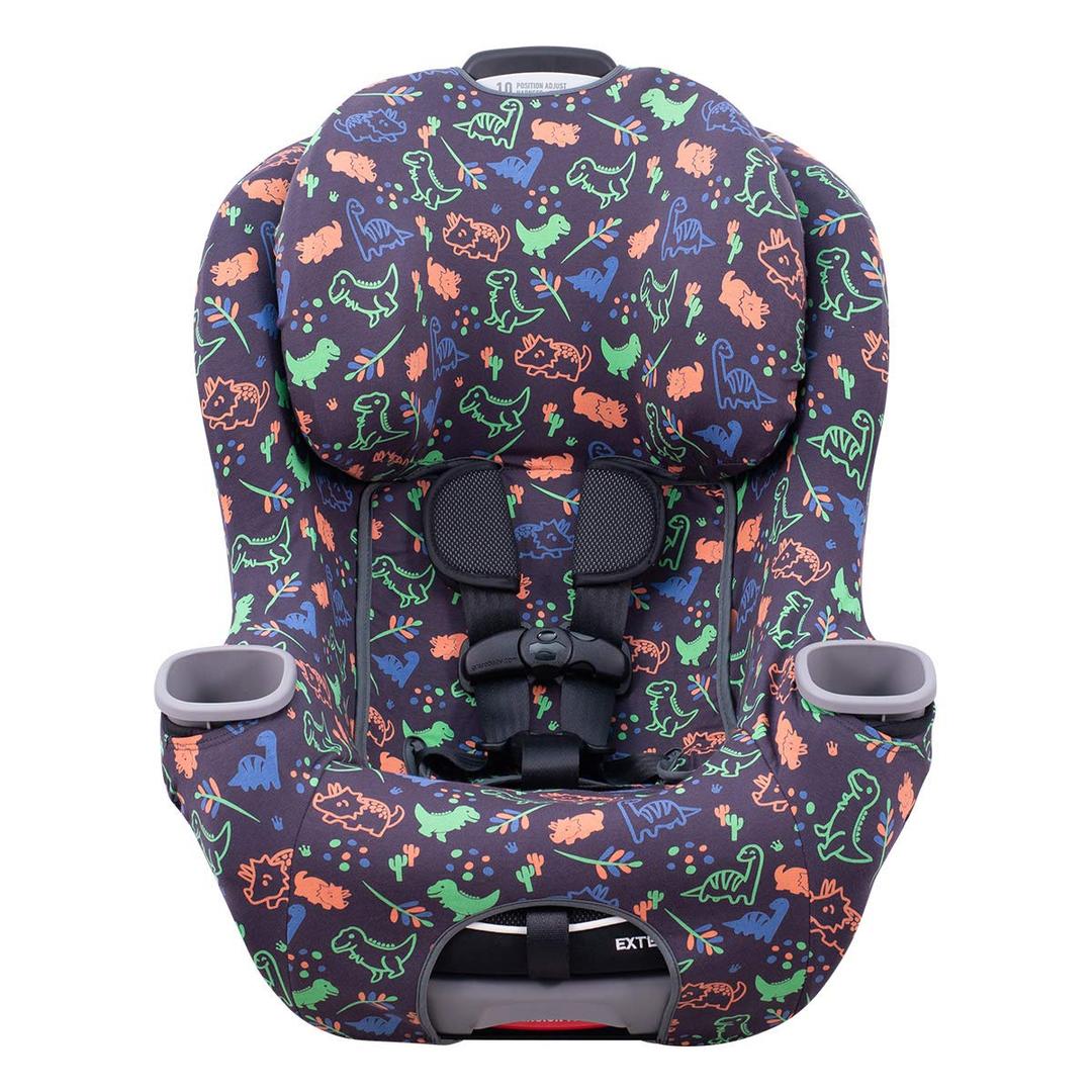 JYOKO Kids Cover Liner for car seat Compatible with Graco Extend2fit, 100% Cotton Made (Happy Dino)