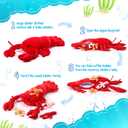 Gemscream 5 Pcs Lobster Stuffed Animal Set 15.75 in Large Stuffed Animals with 4 Baby Lobster Plush Toy for Boy Girl Under the Sea Ocean Party Favor