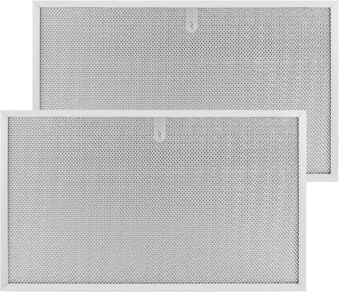 2PCS W11177751 Range Hood Grease Filter Fit for Whirlpool,Replaces Part Numbers,W10834041, W11176974, 4547137,W10419114, AP6285612, PS12348521, EAP1234852117.24x11.18x0.35inch