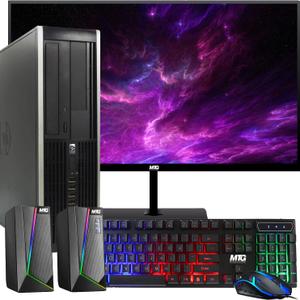 HP Elite Desktop Computer PC, 3.1 GHz, Intel Core i5, 16GB, RAM, 1TB HDD, New 22 inch LED Monitor, RGB Speaker and Keyboard Mouse, WiFi, Windows 11 