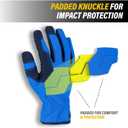 Synthetic Leather Performance Gloves, Touchscreen Compatible, Lightweight & Breathable, 3-Pack, Small, Asrt (Medium, Assorted)