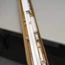 ZSHINE Curtain Single Tracks Ceiling or Wall Mounting Heavy-Duty Curtain Rails for Living Room Bedroom Room Divider (White, 6.6ft)