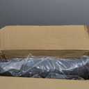 17.7" Ottoman with Storage, Square Storage Ottoman for Dorm, Faux Leather Ottomans with Legs for Living Room, Bedroom, Black