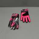 Soccer Goalie Gloves for Kids Boys Children,Youth & Adult Football Goalkeeper Gloves with Double Wrist Protection and 4mm Latex Anti-Slip Strong Grips Palm (Size 5 (Youth), Pink)