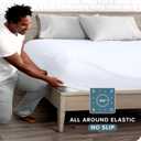 Bare Home Fitted Bottom Sheet King Size - Premium 1800 Microfiber - Ultra-Soft Hotel Luxury - Deep Pocket - Durable and Long Lasting (King, White)