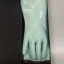 PACIFIC PPE Heat Resistant Oven Gloves, Food Grade Safety Gloves with Thickened Waterproof Silicone Coating for Cooking, Grilling, Baking, Smoker, Green, L/9