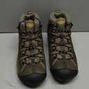 KEEN Men's Targhee 2 Mid Height Waterproof Hiking Boots, Black Olive/Yellow, 9.5 US