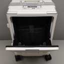 UrbanExplorer 20 Inch Carry On Luggage TSA Approved, Aluminum Frame Zipperless Luggage Carry On with Compartment for Short Trips, ABS+PC Hard Shell Suitcases with Spinner Wheels, White