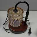 Homelist Candle Warmer Lamp, Adjustable Height for Home Decor, Vintage Candle Warmer Dimmable with Timer, GU10 Bulb, Table Lights for Bedroom, Tea Room, Rest Room (Black)