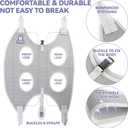 Loflaze Dog Grooming Hammock Harness for Dogs & Cats with Pet Nail Clipper Trimmer - Cat Hanger Sling for Trimming Clipping Nails- Dog Hammock Restraint Bag for Pet Grey XS