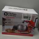 Kitchen in the box Stand Mixer,3.2Qt Small Electric Food Mixer,6 Speeds Portable Lightweight Kitchen Mixer for Daily Use with Egg Whisk,Dough Hook,Flat Beater (Blue)