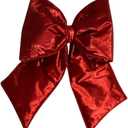 Vickerman 18" x 23" Red Metallic Christmas Bow