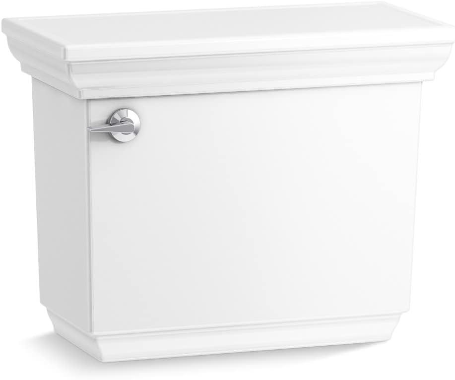Kohler 33434-0 Memoirs Stately Continuousclean St Toilet Tank, 1.28 Gpf, White