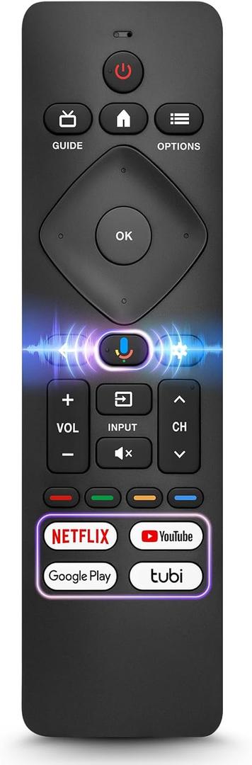 Voice Remote Control for Philips-TV-Remote-Replacement,for Philips Google Smart TVs URMT26CND002