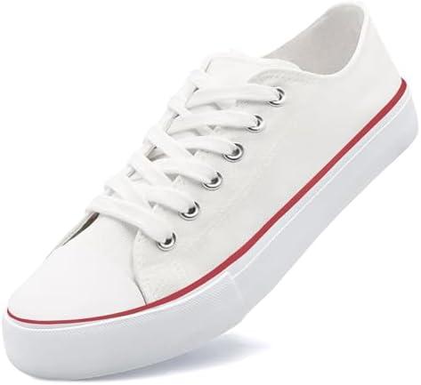 Unisex Low Top Lace Up Casual Canvas Shoes for Women and Men, Comfortable Lightweight Classic Fashion Sneakers Popular 2025, Zapatillas Casual De Lona De Moda para Hombre Y Mujer, Size 285