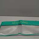 Mahjong Tile Bags with ZipperMahjong Bags for Tiles Comes with 4 Mahjong Tile Guides and Route Finder (Green)