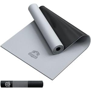 HAPBEAR Large Yoga Mat - 72"x36" Extra Wide Exercise Mat - 1/4" Thick Dual Color PVC | Anti-Slip Surface & High Cushioning - Ideal for Yoga, Pilates & Home Workouts - Bonus Mesh Bag