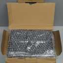 LIANYU 2 Pack Pullman Bread Loaf Pan with Lid, 1 Pound Dough Nonstick Loaf Baking Pans, Metal Bakeware for Sourdough Sandwich Homemade Bread, Carbon Steel Corrugated Toast Tin, Black