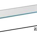 Moen DN8390CH Retreat Glass Vanity Shelf, Chrome