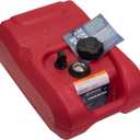 Attwood 8803LPG2S EPA and CARB Certified Portable Boat Gas Tank with Gauge, 3 Gallon Capacity