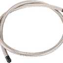 Universal AN-4 AN4 AN04#308 Stainless Steel Braided Fuel Line Oil Gas Hose each 1 Meter/3.3 Ft Long