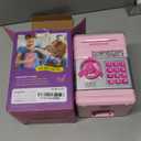 Piggy Bank for Kids - Electronic Money Saving Box w/Code- ATM Safe - Toy Coin Bank - Easter Toys for Girls Age 3, 4, 5, 6, 7 - Birthday Gifts for 8, 9, 10, 11, 12 Year Old Girl (Pink & Silver)