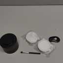 Nessus Reusable Pod Kit for Nespresso Pods Vertuo, Reuse Old Coffee Pods for Nespresso Vertuo: 100 Pcs Aluminum Foil Seal Lid, Holder, Brush, Refillable Vertuo Plus Next Capsule Machine(No Pods Come) (Black)