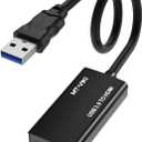 MT-VIKI USB 3.0 to HDMI Adapter, USB 3.0 to HDMI Male to Female Adapter, 1080P Compatible with Mac OS, Windows 10/8.1/8/7 (Uni-Directional) 1 Pack