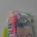 shaguanchang 5PCS Nano Tape Bubble Kit for Kids, Nano Bubble Tapes Kit with Glitter, Clay, Cute Stickers and Accessories Tools, Nano Tape Crafts for Kids Teens Girls
