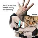 PetFusion Multipurpose Pet Glove for Grooming, Trips to Vet, Handling. [Puncture & Scratch Resistant, Water Resistant]